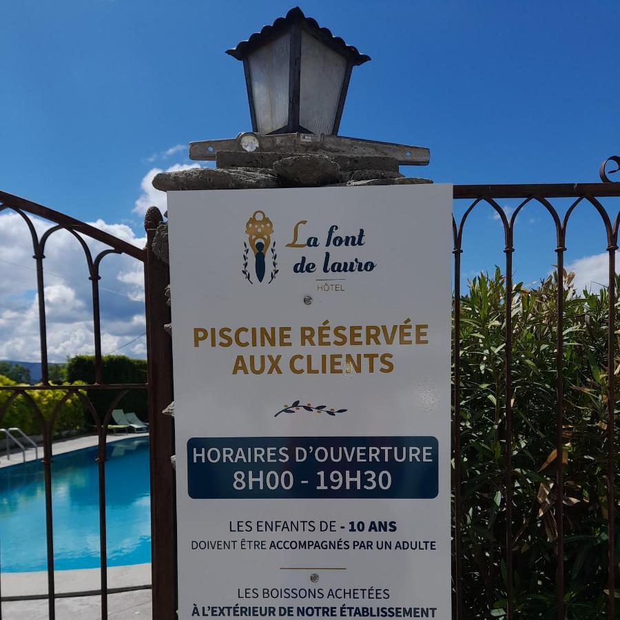 Hotel Font De Lauro Saumane-de-Vaucluse Zewnętrze zdjęcie